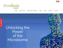 Tablet Screenshot of biomillenia.com